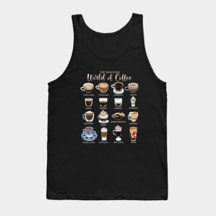 The delicious world of coffee Tank Top